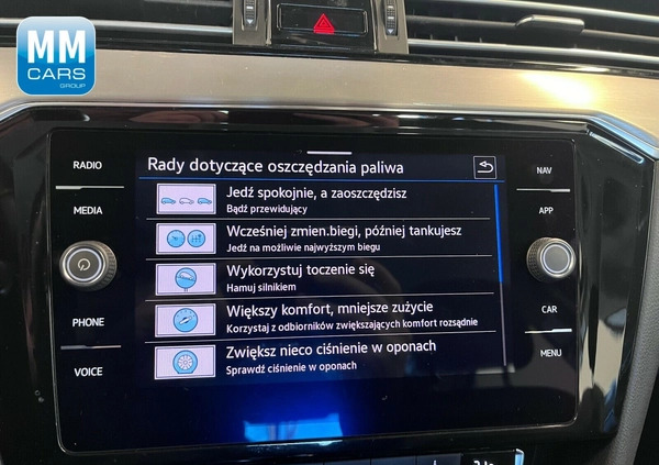 Volkswagen Passat cena 112850 przebieg: 66371, rok produkcji 2019 z Zabrze małe 529